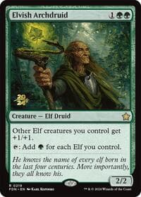 Elvish Archdruid from Prerelease Cards