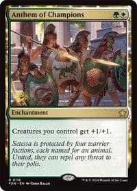 Anthem of Champions from Prerelease Cards