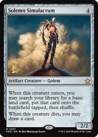 Solemn Simulacrum (FDN) from Prerelease Cards