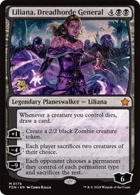 Liliana, Dreadhorde General (FDN) from Prerelease Cards