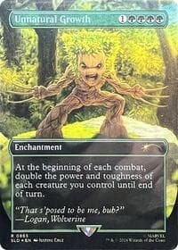 Unnatural Growth (0865) (Rainbow Foil) from Secret Lair Drop Series