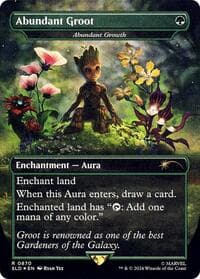 Abundant Groot - Abundant Growth (Rainbow Foil) from Secret Lair Drop Series