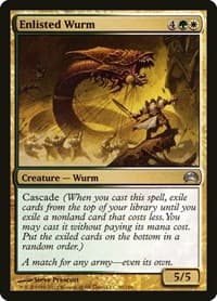 Enlisted Wurm from Planechase 2012