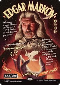 Edgar Markov (Showcase) (Serial Numbered) (Double Rainbow Foil) from Innistrad Remastered
