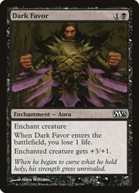 Dark Favor from Magic 2013 (M13)
