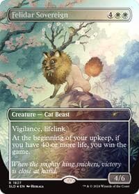 Felidar Sovereign (1827) (Rainbow Foil) from Secret Lair Drop Series