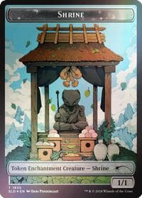 Shrine Token (Rainbow Foil) from Secret Lair Drop Series