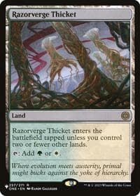 Razorverge Thicket from The List Reprints