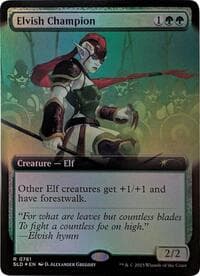 Elvish Champion (Extended Art) from Secret Lair Drop Series