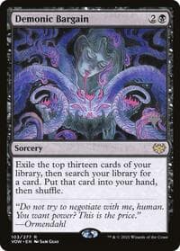 Demonic Bargain from Promo Pack: Duskmourn: House of Horror