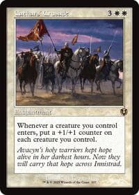Cathars' Crusade (Retro Frame) from Innistrad Remastered