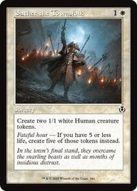 Gather the Townsfolk (Retro Frame) from Innistrad Remastered