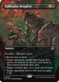 Collective Brutality (Borderless) from Innistrad Remastered