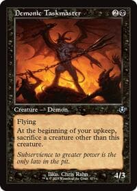 Demonic Taskmaster (Retro Frame) from Innistrad Remastered