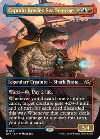 Captain Howler, Sea Scourge (Borderless) from Aetherdrift