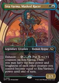 Sita Varma, Masked Racer (Borderless) from Aetherdrift