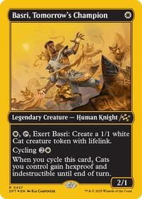 Basri, Tomorrow's Champion (First-Place Foil) from Aetherdrift