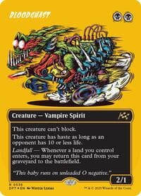 Bloodghast (Borderless) (First-Place Foil) from Aetherdrift