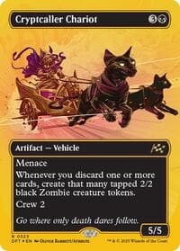 Cryptcaller Chariot (Borderless) (First-Place Foil) from Aetherdrift