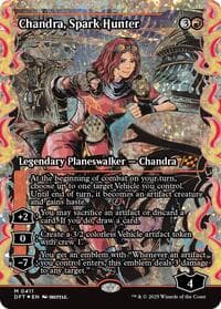Chandra, Spark Hunter (Showcase) (Fracture Foil) from Aetherdrift