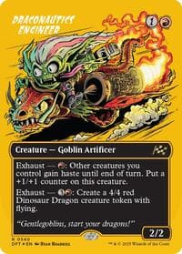 Draconautics Engineer (Borderless) (First-Place Foil) from Aetherdrift