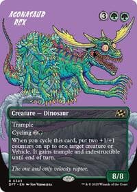 Agonasaur Rex (Borderless) from Aetherdrift