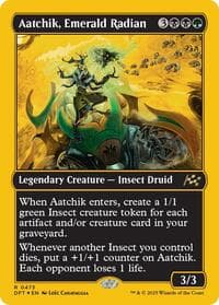 Aatchik, Emerald Radian (First-Place Foil) from Aetherdrift