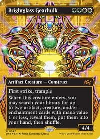 Brightglass Gearhulk (Borderless) (First-Place Foil) from Aetherdrift