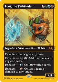 Loot, the Pathfinder (First-Place Foil) from Aetherdrift