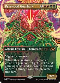 Pyrewood Gearhulk (Borderless) from Aetherdrift
