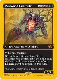 Pyrewood Gearhulk (First-Place Foil) from Aetherdrift