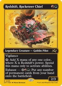 Redshift, Rocketeer Chief (First-Place Foil) from Aetherdrift