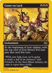 Count on Luck (First-Place Foil) from Aetherdrift