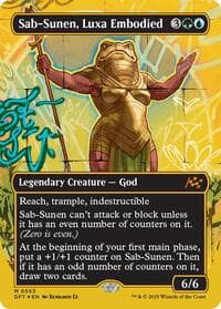 Sab-Sunen, Luxa Embodied (Borderless) (First-Place Foil) from Aetherdrift