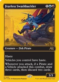 Fearless Swashbuckler (First-Place Foil) from Aetherdrift