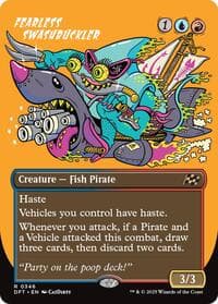 Fearless Swashbuckler (Borderless) from Aetherdrift