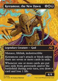 Ketramose, the New Dawn (Borderless) (First-Place Foil) from Aetherdrift