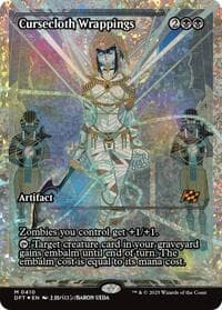 Cursecloth Wrappings (Showcase) (Fracture Foil) from Aetherdrift
