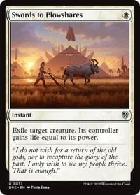 Swords to Plowshares from Commander: Aetherdrift