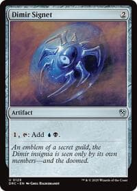 Dimir Signet from Commander: Aetherdrift