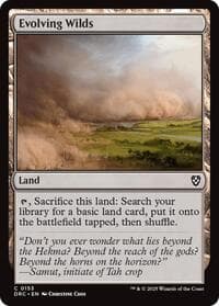 Evolving Wilds (0153) from Commander: Aetherdrift