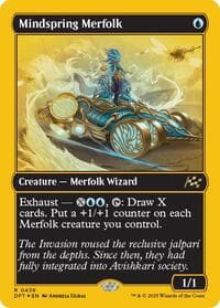 Mindspring Merfolk (First-Place Foil) from Aetherdrift