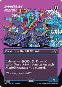 Mindspring Merfolk (Borderless) from Aetherdrift
