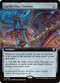Aetherflux Conduit (Extended Art) from Commander: Aetherdrift