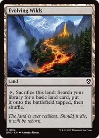 Evolving Wilds (0154) from Commander: Aetherdrift
