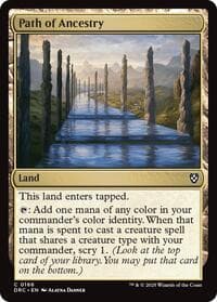 Path of Ancestry (0166) from Commander: Aetherdrift