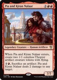 Pia and Kiran Nalaar from Commander: Aetherdrift