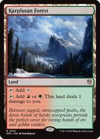 Karplusan Forest from Commander: Aetherdrift