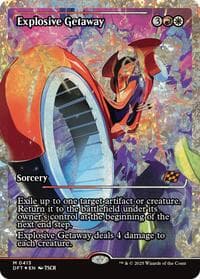 Explosive Getaway (Showcase) (Fracture Foil) from Aetherdrift