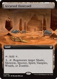 Accursed Duneyard (Extended Art) from Commander: Aetherdrift